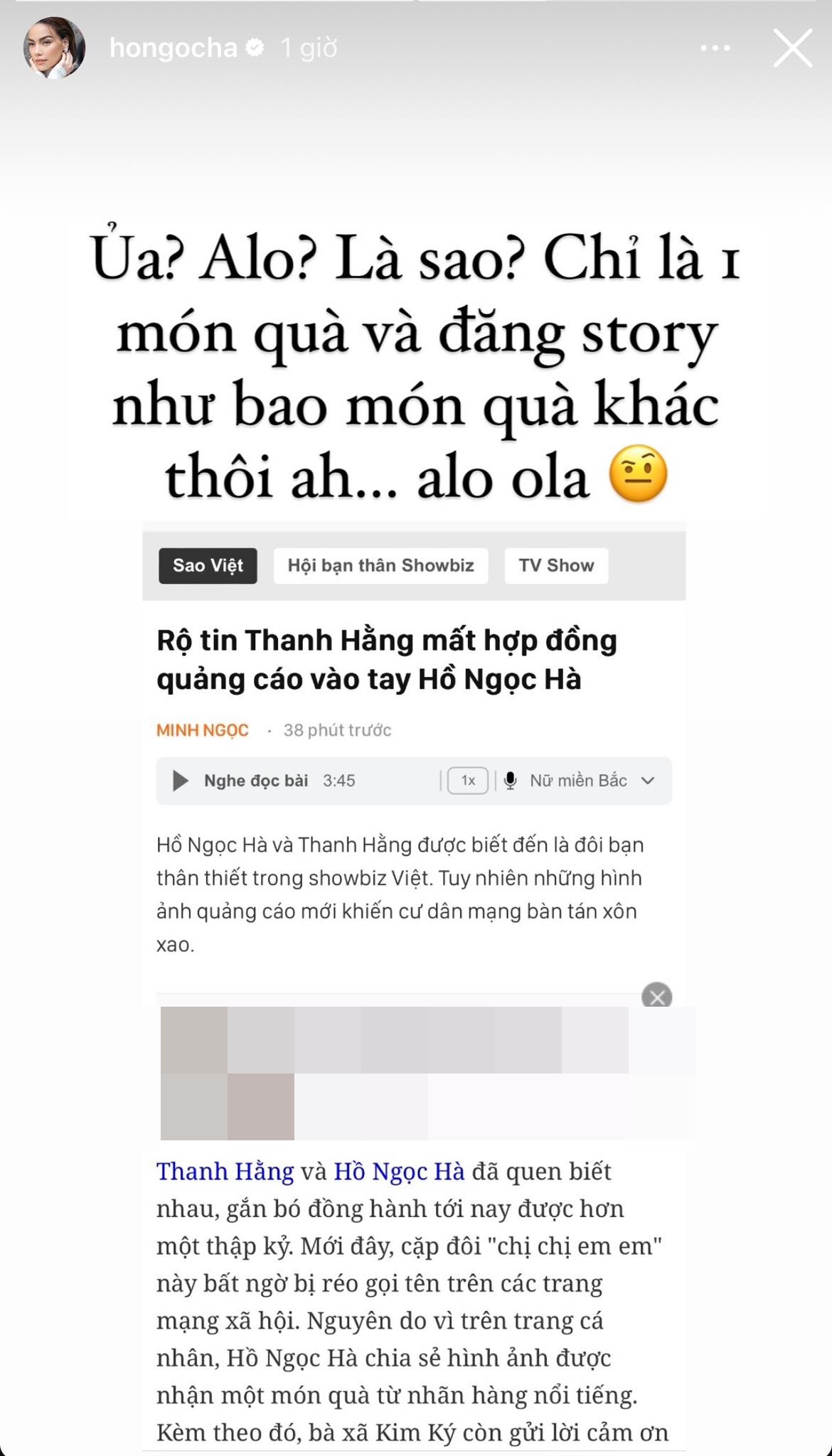 Hồ Ngọc Hà lên tiếng cực gắt giữa nghi vấn "nẫng" hợp đồng quảng cáo của Thanh Hằng: Rạn nứt tình chị em