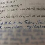 Cười đau ruột với bài văn tả "Bác hàng xóm" của học sinh tiểu học