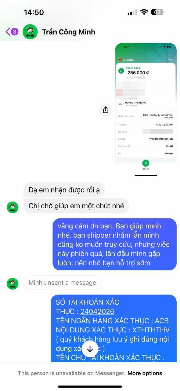 Người phụ nữ ở Hà Nội bị lừa hơn 10 triệu bởi "shipper giả danh" Giao Hàng Tiết Kiệm: Suýt mất thêm 19 triệu đồng nếu không dùng ngay thao tác này- Ảnh 3.