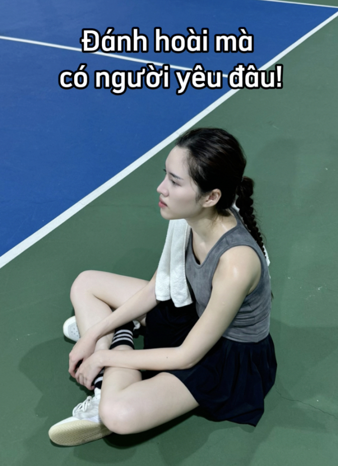 Thanh Thanh Huyền than chơi pickleball hoài mà không có người yêu...