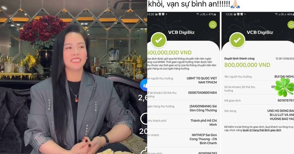 Bị truy vấn không tìm thấy sao kê 1,3 tỷ đồng ủng hộ đồng bào lũ lụt, Nhật Kim Anh liền lên tiếng, tiết lộ rõ ràng về khoản tiền!