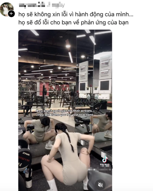 Gây tranh cãi khi diện outfit từ phòng gym ra sân cầu lông, gái xinh nói gì?