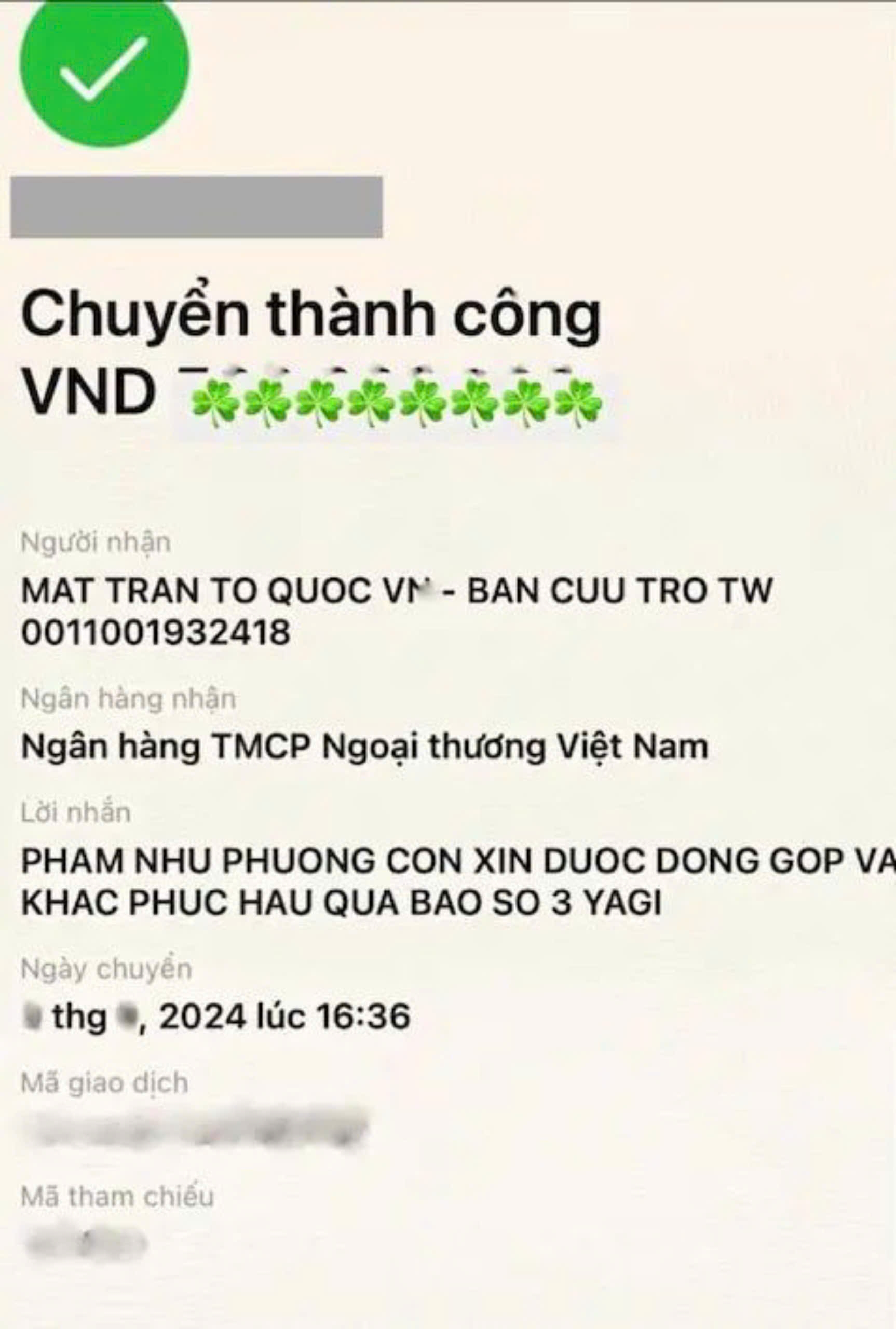 Louis Phạm thừa nhận không chuyển 500 triệu từ thiện cho MTTQ