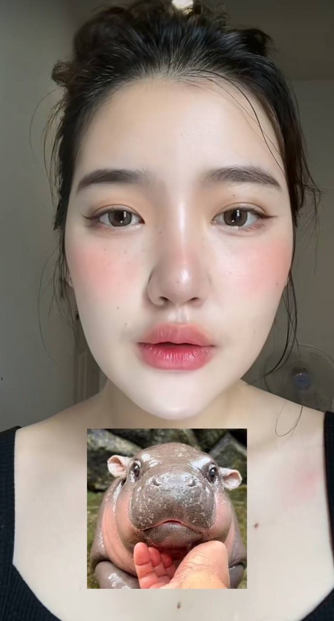 Kiểu makeup giống hà mã đang viral khắp cõi mạng, dự sẽ thành hot trend 2024- Ảnh 9.