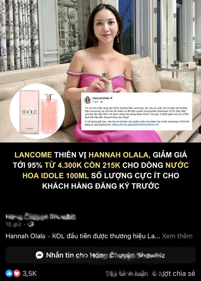 KOC Hannah Olala liên tục bị ‘fake’ hình ảnh và giả mạo giọng nói để bán mỹ phẩm giả, khuyên thật: ‘Đừng ham rẻ mà ‘tiền mất tật mang!’ - Ảnh 2.