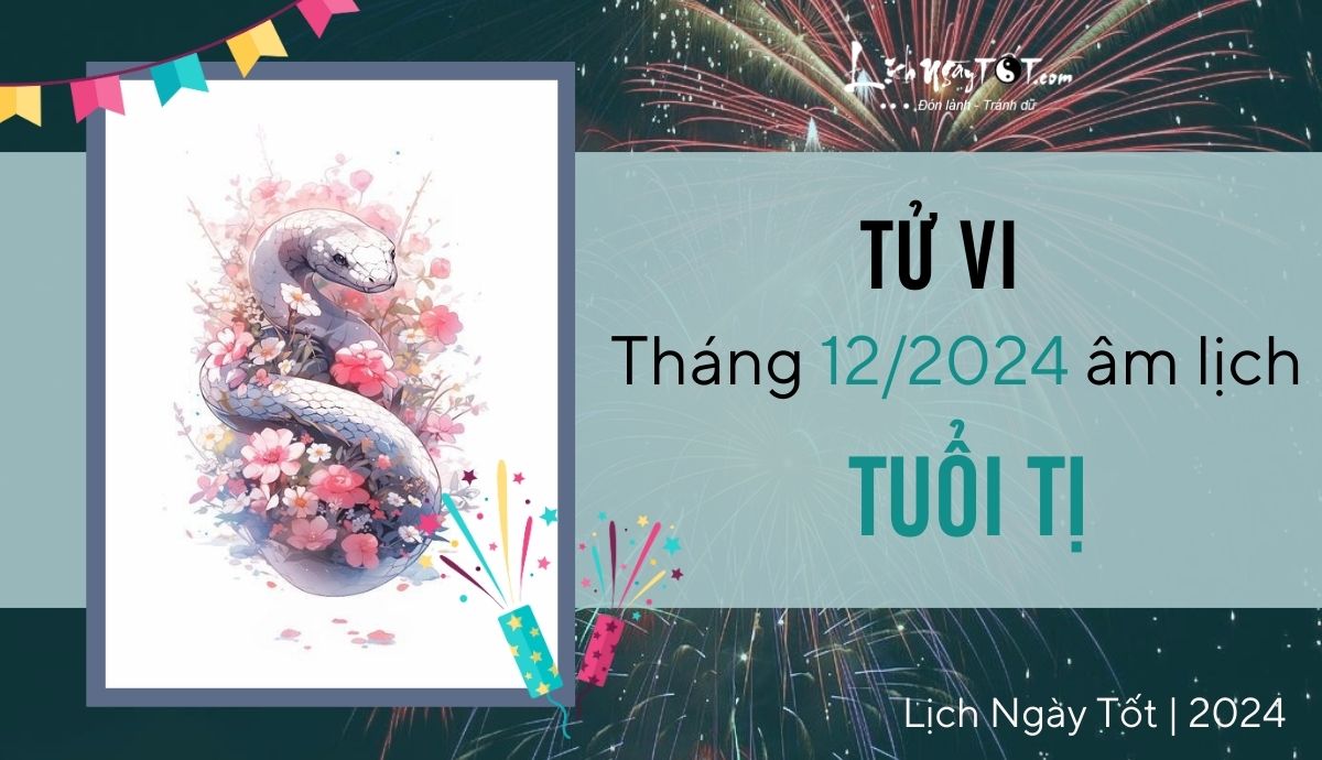 Tử vi tháng 12/2024 tuổi Tị âm lịch: Vận trình rực rỡ, vụt sáng ở nhiều phương diện