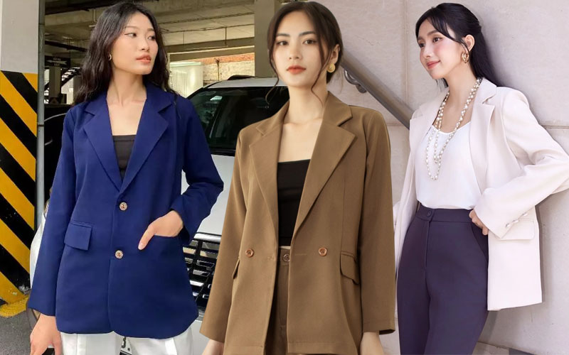 7 mẫu blazer từ 200k giúp nàng công sở ghi điểm mặc đẹp- Ảnh 1.