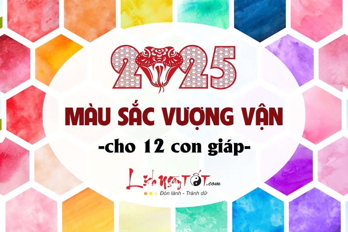 MÀU SẮC may mắn của 12 con giáp năm 2025 giúp vượng tài vượng lộc, tình duyên viên mãn