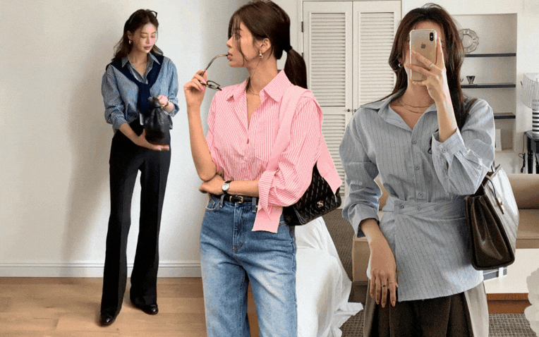 Áo sơ mi kẻ sọc lại "hot" và 10 cách phối đồ sành điệu hơn hẳn năm ngoái