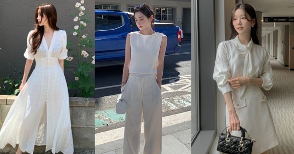 Mặc đẹp cực kỳ dễ nếu chị em biết 10 cách phối đồ trắng