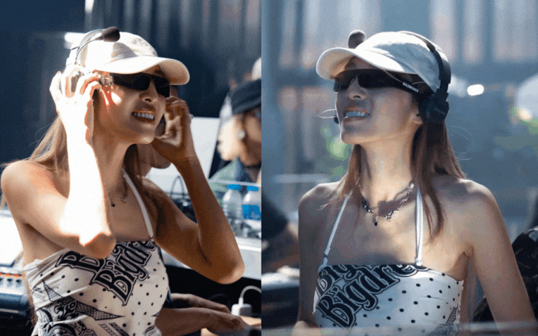 Tóm gọn Emily đứng ở vị trí đặc biệt, lùi về phía sau ủng hộ BigDaddy, đội mũ đeo kính cũng không che nổi visual xinh ngất!